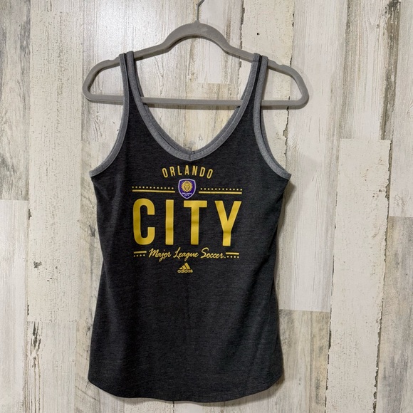 Adidas Women's V Neck Orlando City Tank Top - Picture 3 of 8
